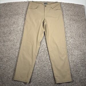 VRST Limitless Pants Mens 32x30 Beige Athletic Fit Stretch 5 Pocket Casual Chino